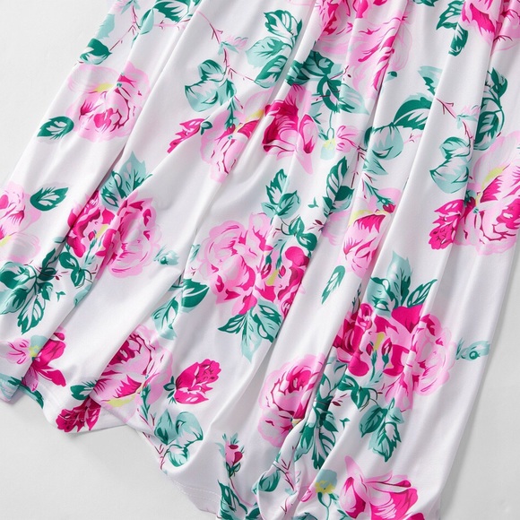 NEW Mommy and Me White Floral Dress - Picture 6 of 9